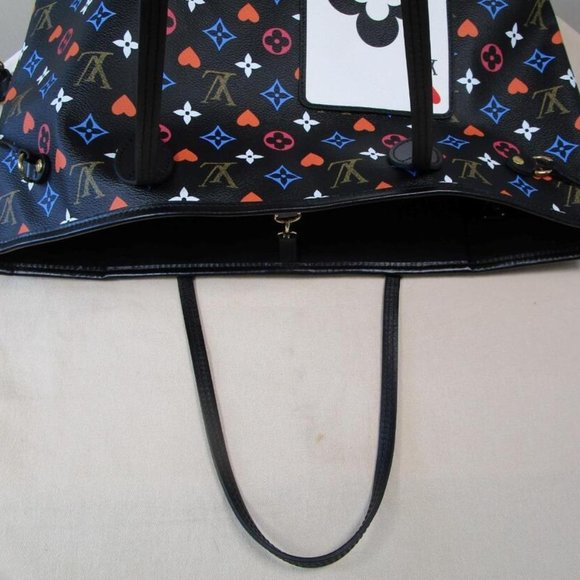 LOUIS VUITTON LTD EDITION NEVERFULL MONOGRAM GAME ON W/POUCH-100% AUTHENTIC - Picture 13 of 16